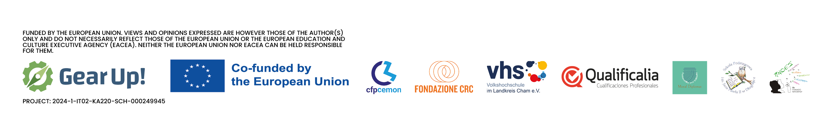 GEAR UP! - Co-funded by the European Union